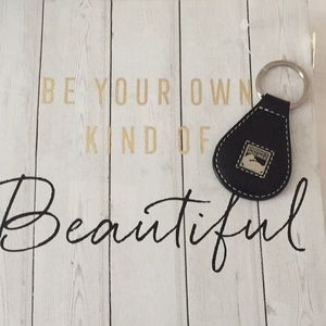 Dooney & Bourke NWT Brown Leather Keychain